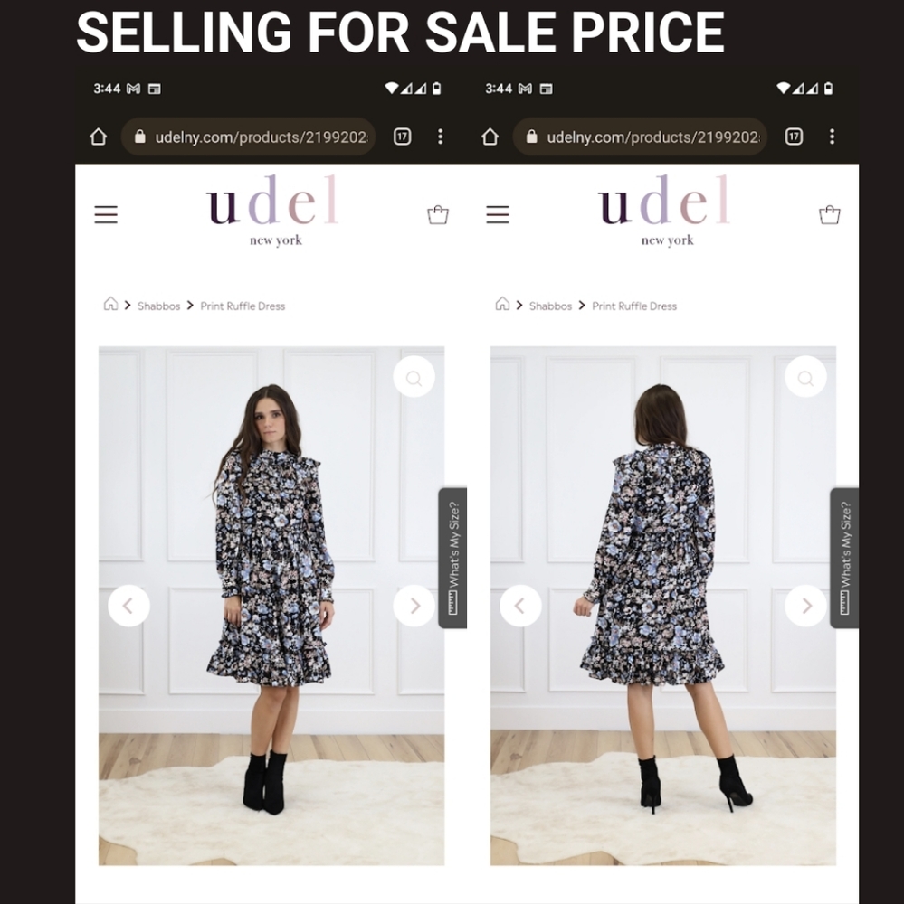Udel Print Ruffle Dress - Picture 7 of 7